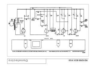 Danelectro Reverb Box 9100 schematic circuit diagram